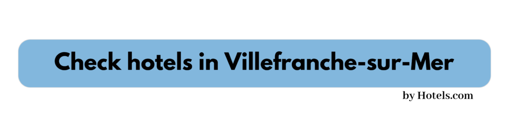 hotels in Villefranche-sur-Mer