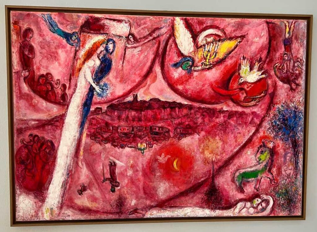 Maleri nr. 3 af 5 i rækken af Chagall's 