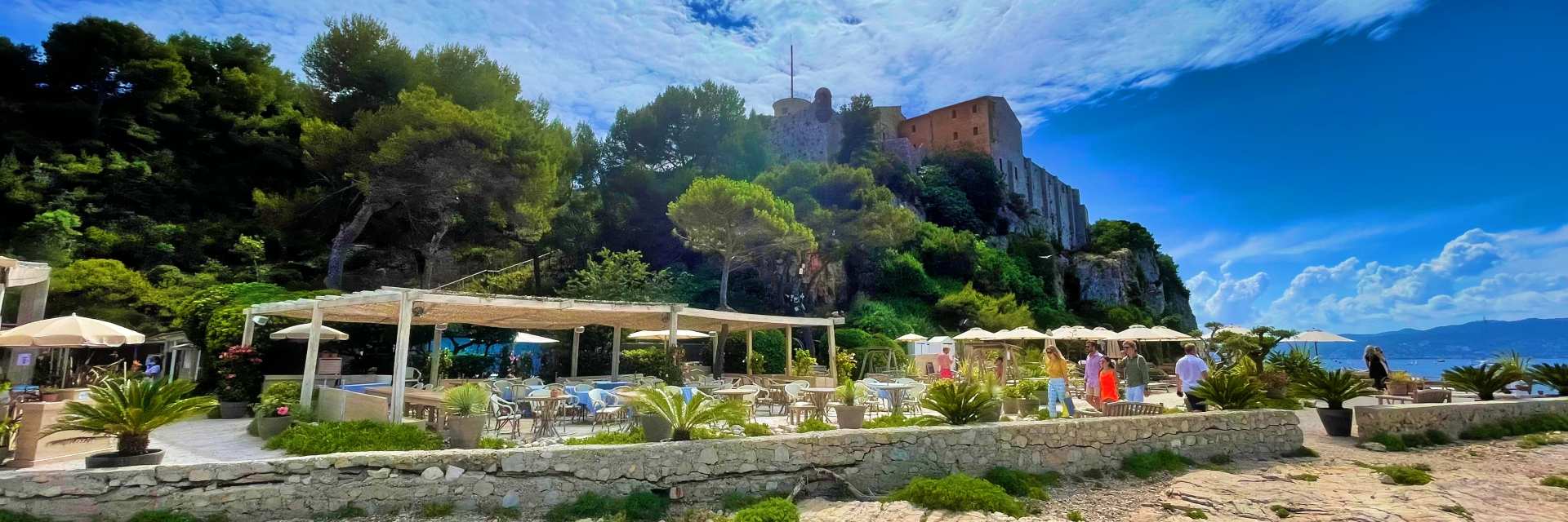 Fort Royal and restaurant La Guérite at the Marguerite Island, Cannes