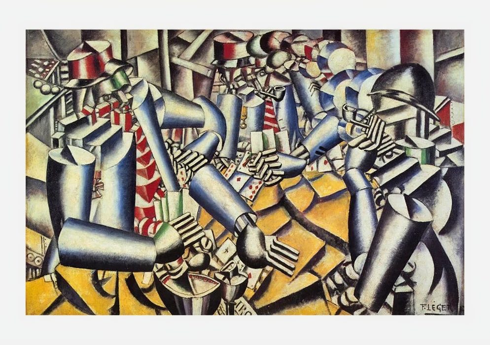 « Les joueurs de cartes » de Fernand Léger date de 1917