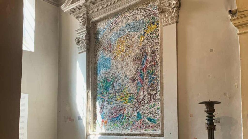 Mosaik af Marc Chagall