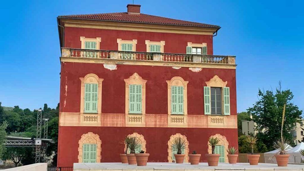Building of the Matisse museum in Nice, France
