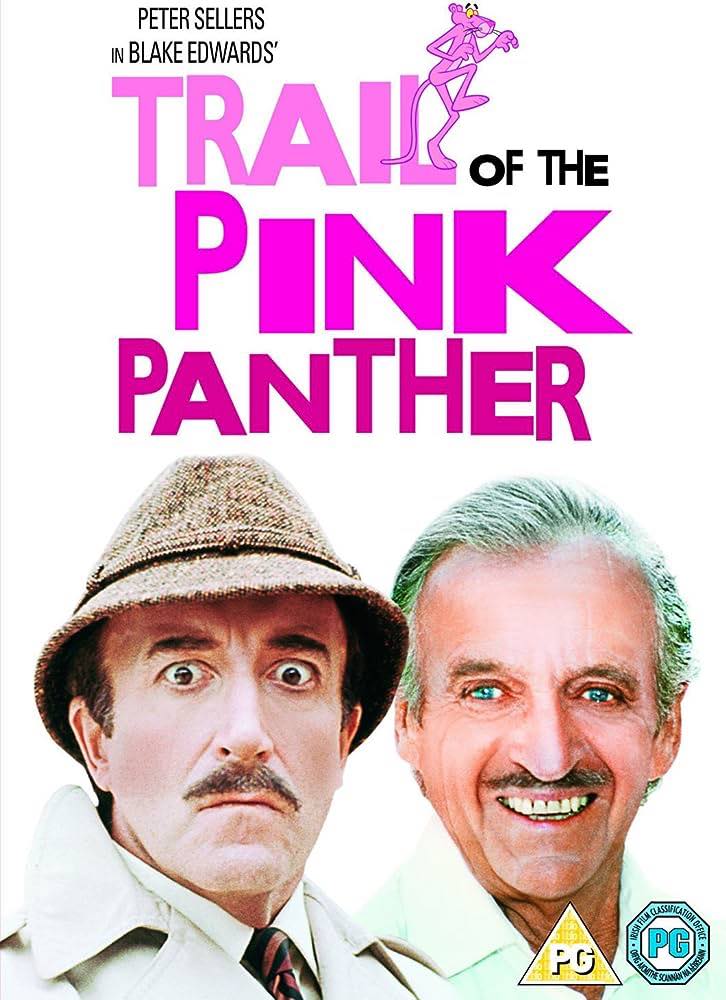 poster fra filmen "Trail of the Pink Panther"